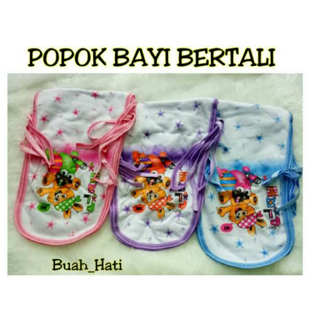 12PC POPOK KAIN BAYI BERTALI NEW BORN