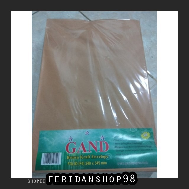 

BT732 BEST AMPLOP COKLAT FOLIO BY FERIDANSHOP98