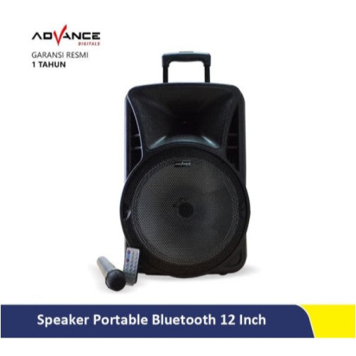 Advance Speaker Portable Meeting Trolley 12&quot; K1201 + 1 Mic BT USB