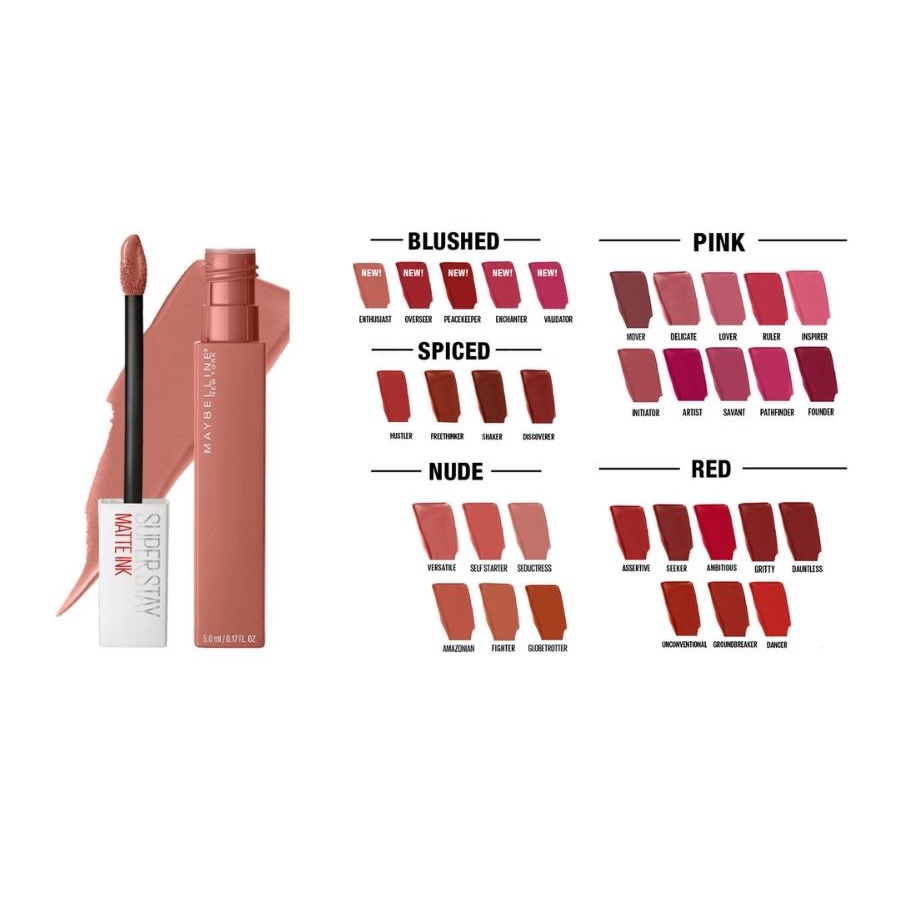 Lipcream  Mybeline Superstay Matteink Waterproof-5ml