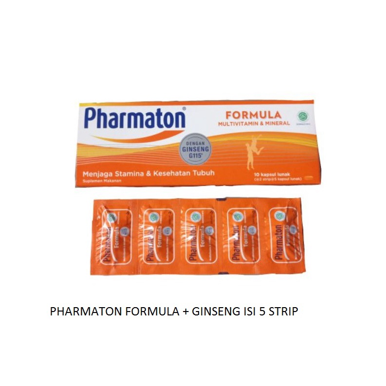 PHARMATON FORMULA + GINSENG G115 STRIP &amp; PACK