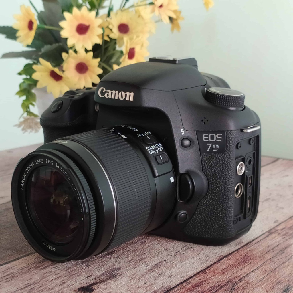 [Rekomendasi Shopee] Kamera Dslr Canon 7D Kit Fix Second Mulus Camera Digital Semipro Terbaik Siap Pakai-1