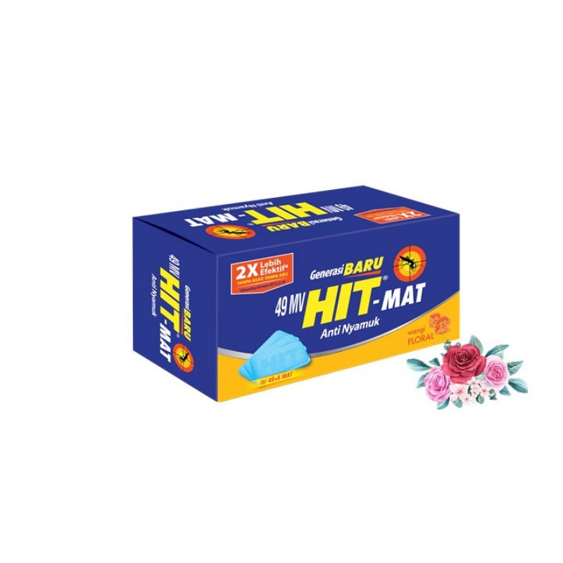 Hit Mat Refill 48+6s anti nyamuk wangi floral