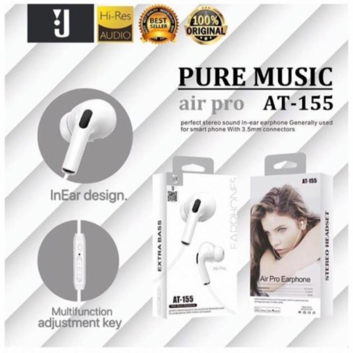 HEADSET HANSFREE   J AT-155 Pure Music