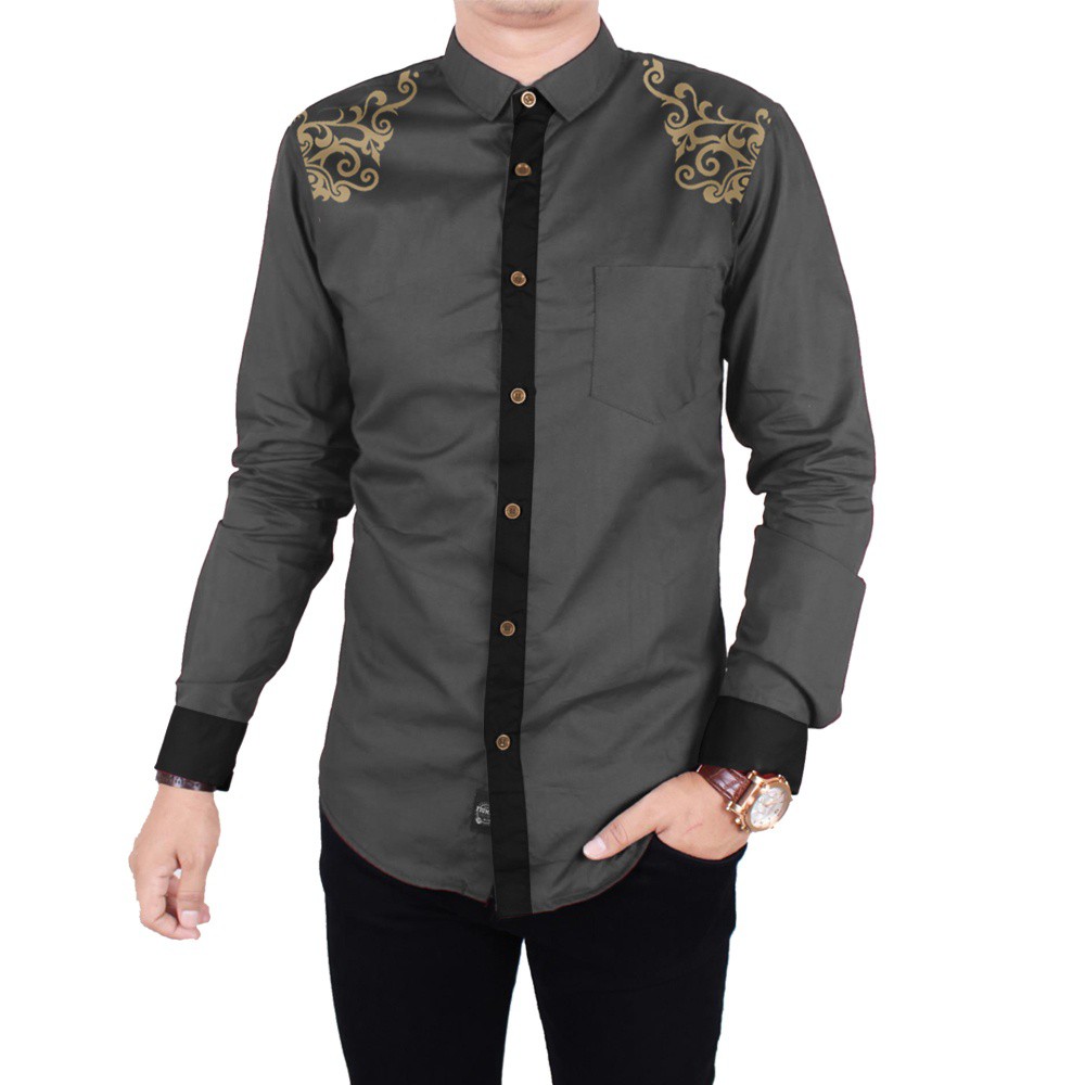 YOUFU.ID- KEMEJA JONY/KEMEJA MUSLIMIN/BAJU MUSLIMIN/KEMEJA PRIA DEWASA