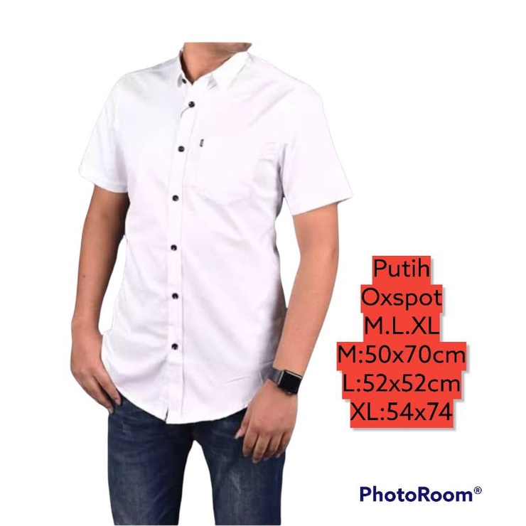 KEMEJA POLOS LENGAN PENDEK dewasa laki laki.kemeja polos dewasa pria