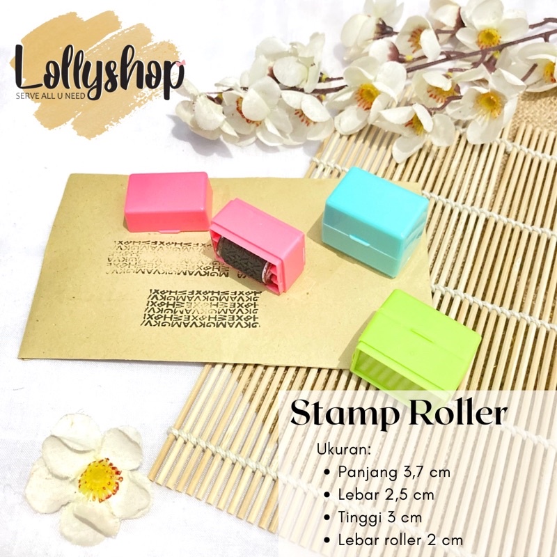 

Roller Stamp / Stempel Roller / Pelindung Data Resi / Penghapus Data Resi
