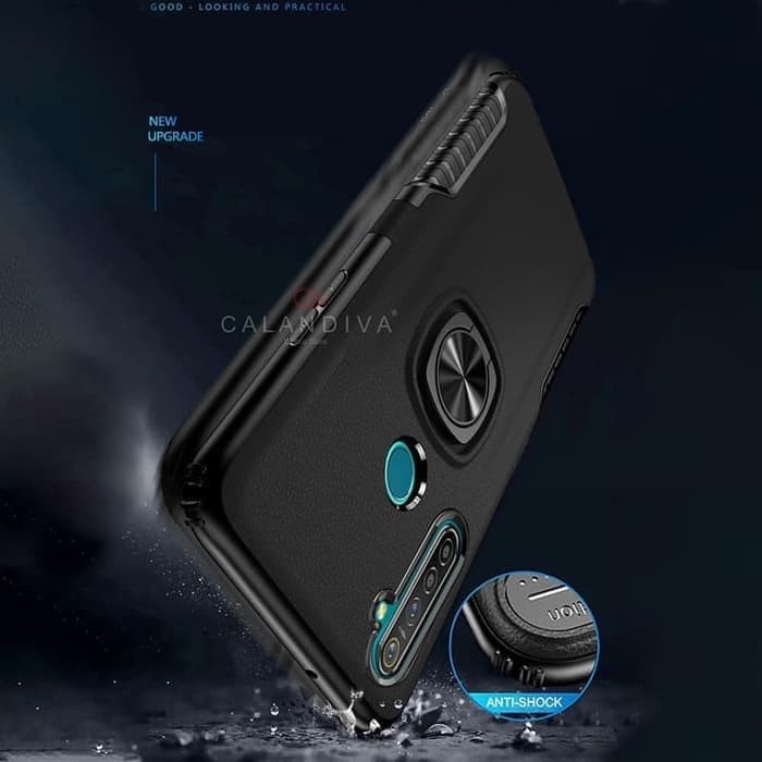 CASE REALME NARZO - HARDCASE RING CARBON THUNDER REALME NARZO - BC