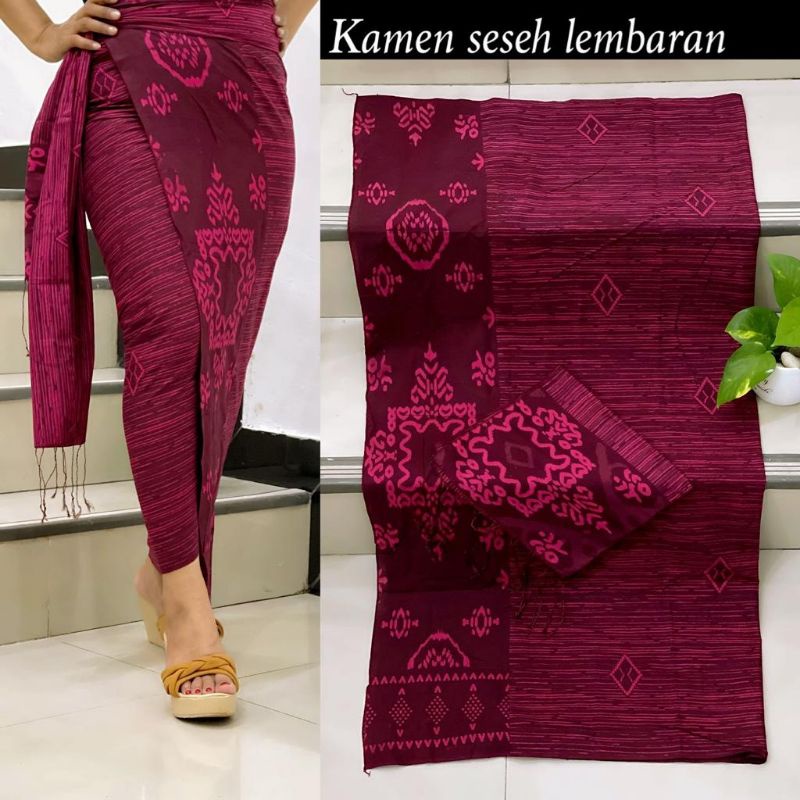 KAMEN SESEH LEMBARAN//KAMEN BALI//KAMEN TRADISIONAL BALI//KAMEN SET SELENDANG//KAMEN TERBARU