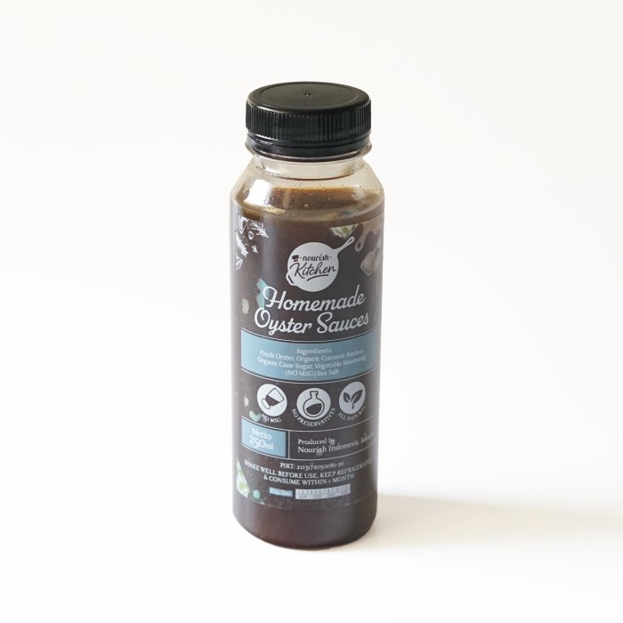 

SAUS-DRESSING- HOMEMADE OYSTER SAUCES 250ML (SAUS TIRAM NO MSG) -SAUS-DRESSING.