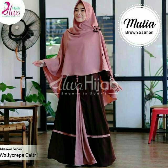 MUTIA SYARI SET KHIMAR / JILBAB SURABAYA GAMIS MURAH