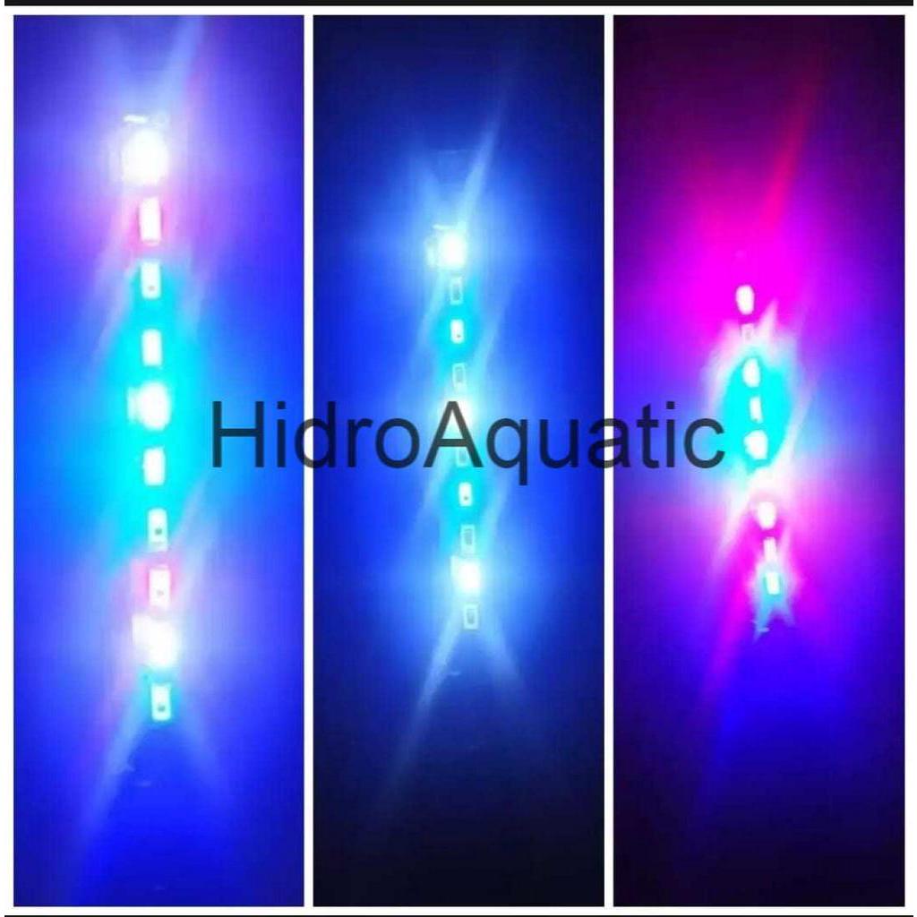 PROMO LAMPU Aquarium 30cm 3 MODE GANTI WARNA / Lampu bisa ubah warna / Lampu celup / Lampu led