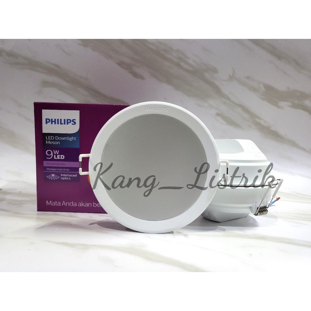 Philips Downlight LED Meson 59449 105 9W 65K Putih - Paket 3 Gratis 1