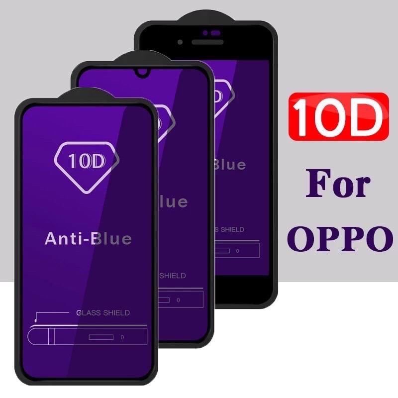 Tempered Glass Anti Blue Light Radiasi OPPO RENO 8T 8 8Z 8PRO 8 PRO+ PLUS 7 7Z 6 5 5F 4 4F 3 3 PRO 2 2F 4G 5G Full Cover 10D