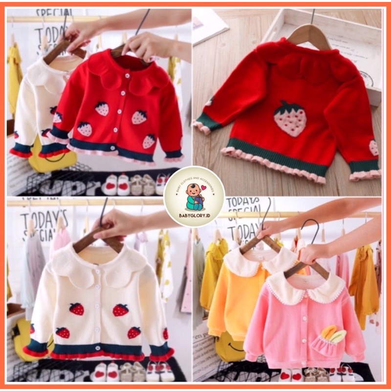 Cardigan Sweater Premium Anak 100% Import / Cardigan Anak Cewek / cardigan Rajut Anak / Cardigan IMPORT