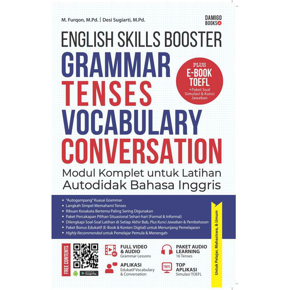BEST SELLER !! BUKU INGGRIS ENGLISH SKILLS BOOSTER: GRAMMAR, TENSES, VOCABULARY-2