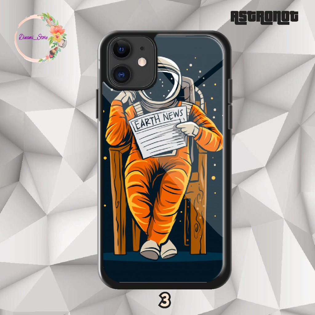 Hardcase 2D glossy astronot samsung S11EDGE S20+ S11+ S20 3 4 5 9 10 10+ 20PRO ULTRA DST1976