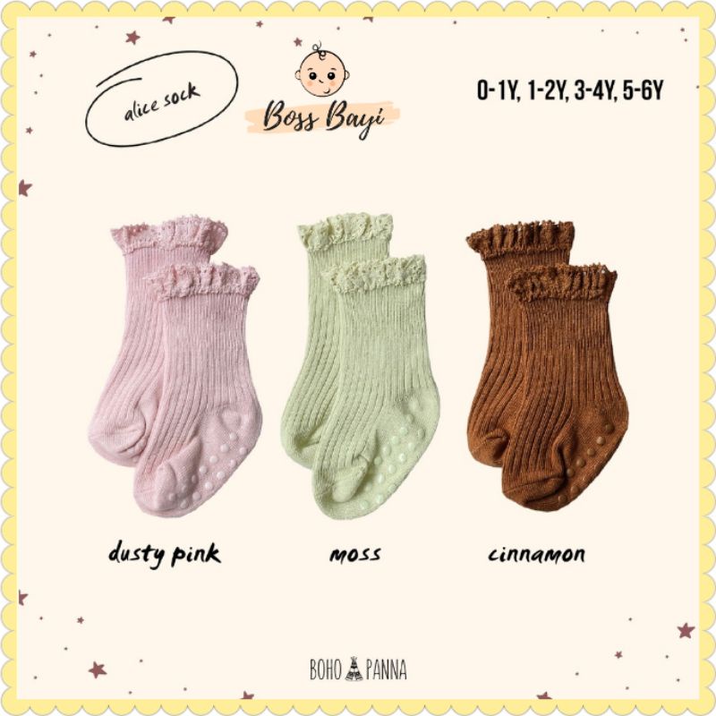 BOHOPANNA - Alice Sock / Kaos Kaki Anak Perempuan