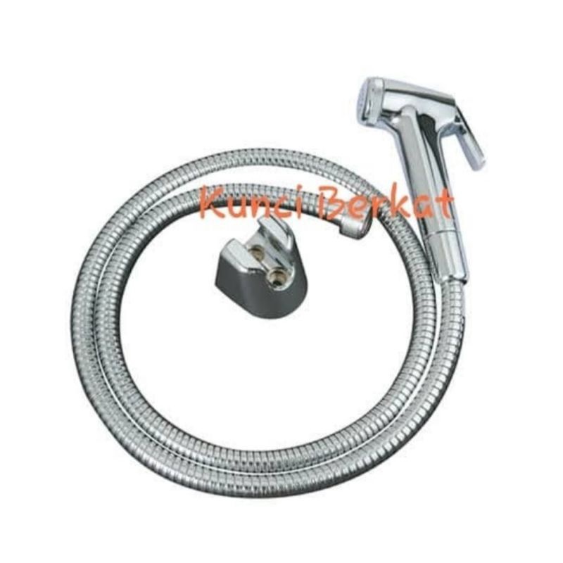 Jet Shower Closet Crome/Shower Bidet crome/Selang flexibel/Spray Bidet