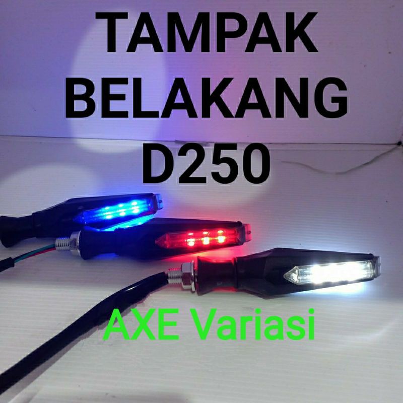 Lampu LED sein running 2 warna senja sein running petir universal waterproof