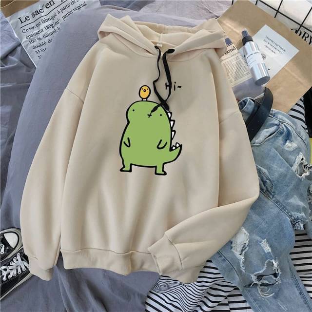 HOODIE CUTE MONSTER HOODIE WANITA LUCU / HOODIE WANITA TEBAL