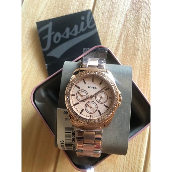 Jam Fossil Cewe BQ3316 Original