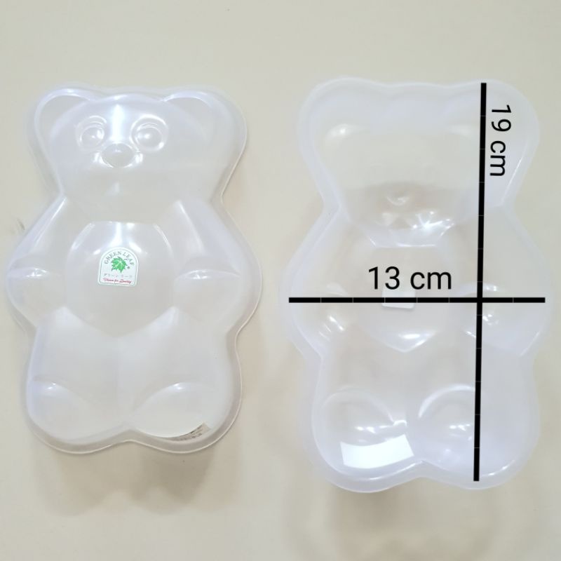 BISA COD - Cetakan Nasi BERUANG TEDDY BEAR PANDA / Bento Karakter / Puding Agar Jelly