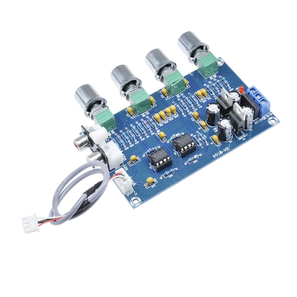 ✫〖ready to ship/COD〗✫ Papan Amplifier Audio Stereo 12-24V NE5532 4CH untuk Elektronik