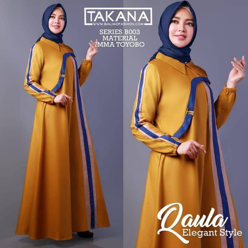 DRESS MUSLIM, baju wanita, baju gamis, dress, gamis, Baju gamis, fashion wanita, Qaula Maxy.