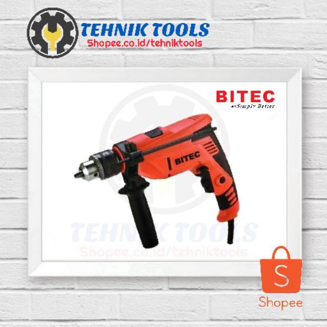 Mesin Bor Listrik Bitec IDM130RE Bor Tangan Bor Tembok Bor Besi Bor Kayu Hammer Drill Bor Bitec