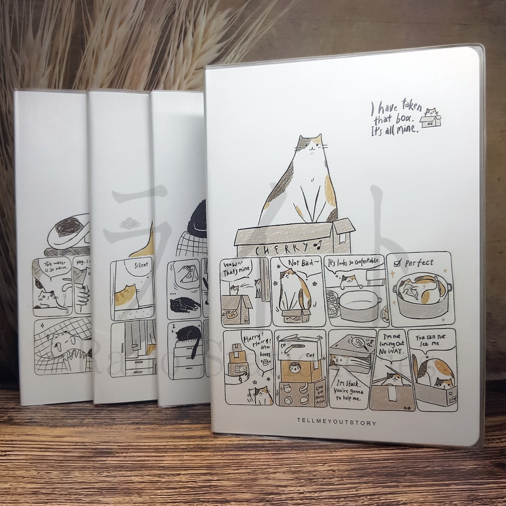 

Notebook/ Buku Tulis Garis Kucing 62 Lembar