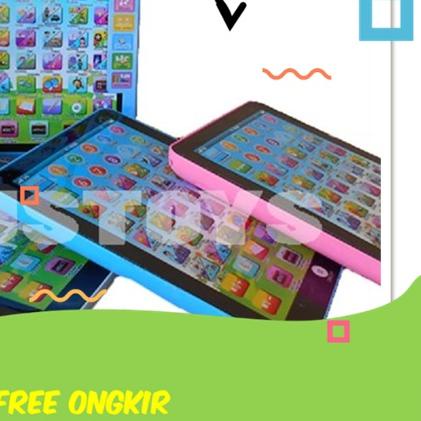 ▼ Ipad Mini Play Pad Edukatif 2 Bahasa Mainan Edukasi Anak 1 2 3 4 5 6 Tahun Bayi Laki Perempuan Mur