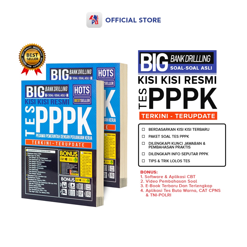 Buku cpns 2022 2023 best seller / Buku PPPK Umum Perawat Bidan : Big Bank Drilling Kisi Kisi Resmi Terkini Terupdate-0