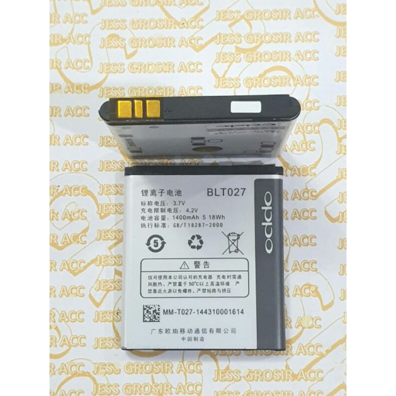 Baterai Battery Batre Original OPPO BLT027 / BLT-027 / For Find Guitar , R803 , R805 , R8015