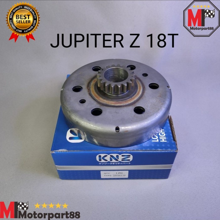 LONCENG MANGKOK KAMPAS GANDA KOPLING JUPITER Z GIGI 18T KNZ