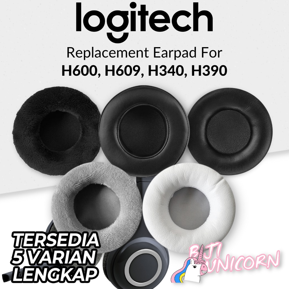 Earcup Earpad Ear Cushion Logitech H390 H600 H609 Foam Busa Bantalan