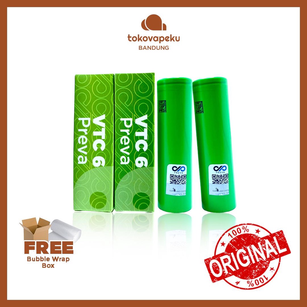 Sony Vtc 6 Preva Battery Vtc6 18650 3000Mah Original By Preva