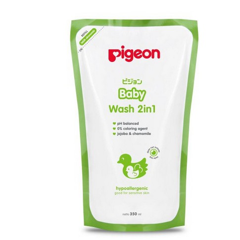 Pigeon Baby Wash Chamomile 350ml Refill sabun Mandi bayi