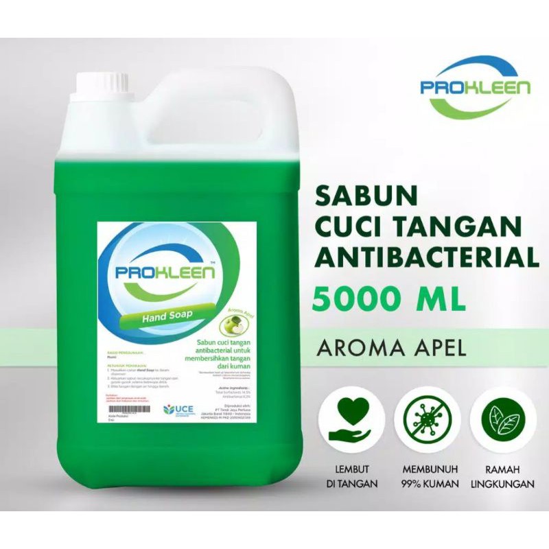 Sabun Cuci Tangan HAND SOAP PROKLEEN 5 Liter