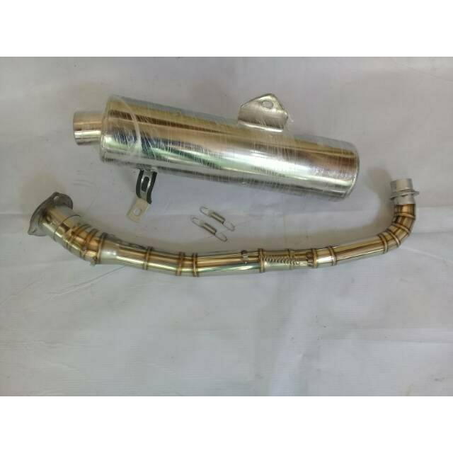 Knalpot satria fu bobokan motor bebek jupiter z vega r supra x blade smash shogun astrea legenda c70