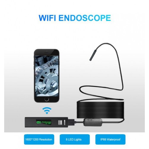 iw99A / i99 Wifi Endoscope Camera Jernih 1.3 Megapixel Android Ear Cleaning Waterproof doskopi