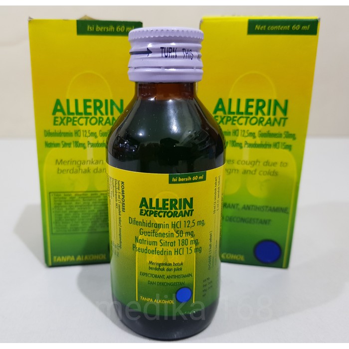 ALLERIN EXPECTORANT SIRUP 60 ML