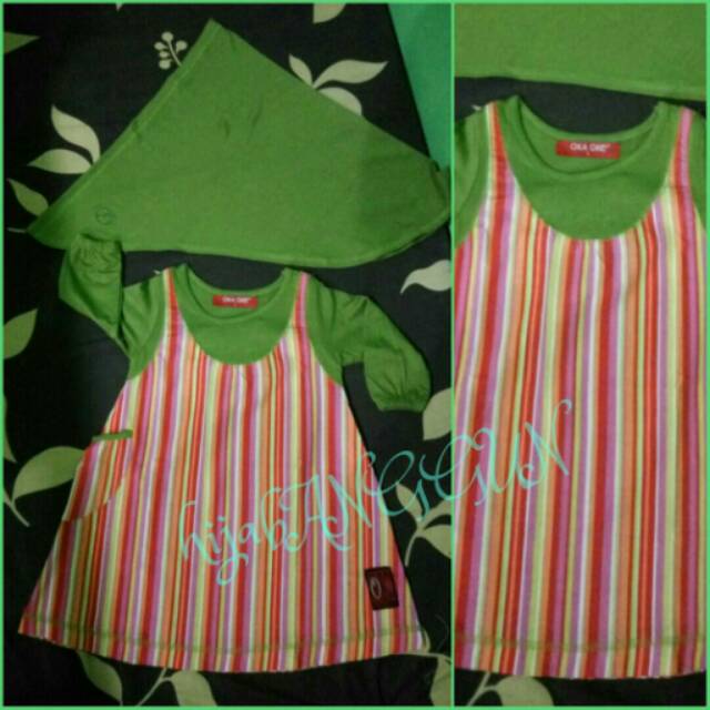 gamis/baju muslim anak oka oke size 1