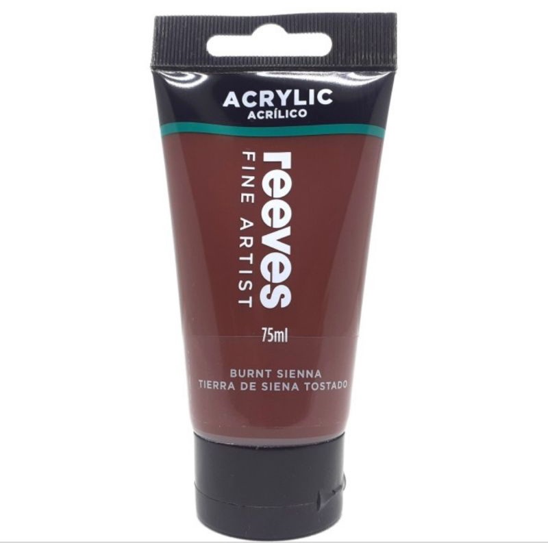 

REEVES ACRYLIC PAINT 75 ML BURNT SIENNA