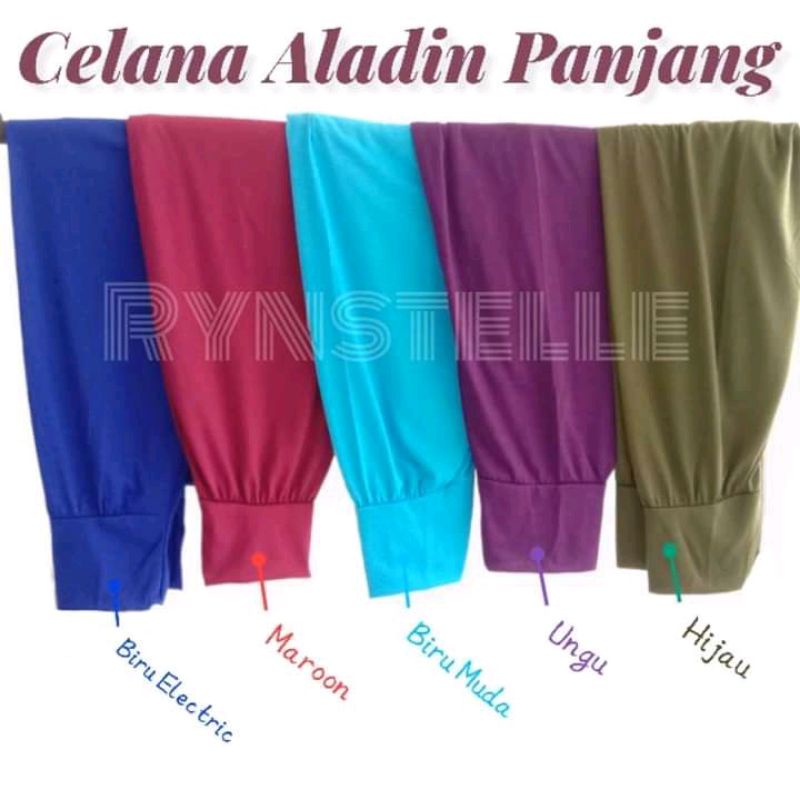 CELANA ALADIN PANJANG CUCI GUDANG POLOS&amp;MOTIF