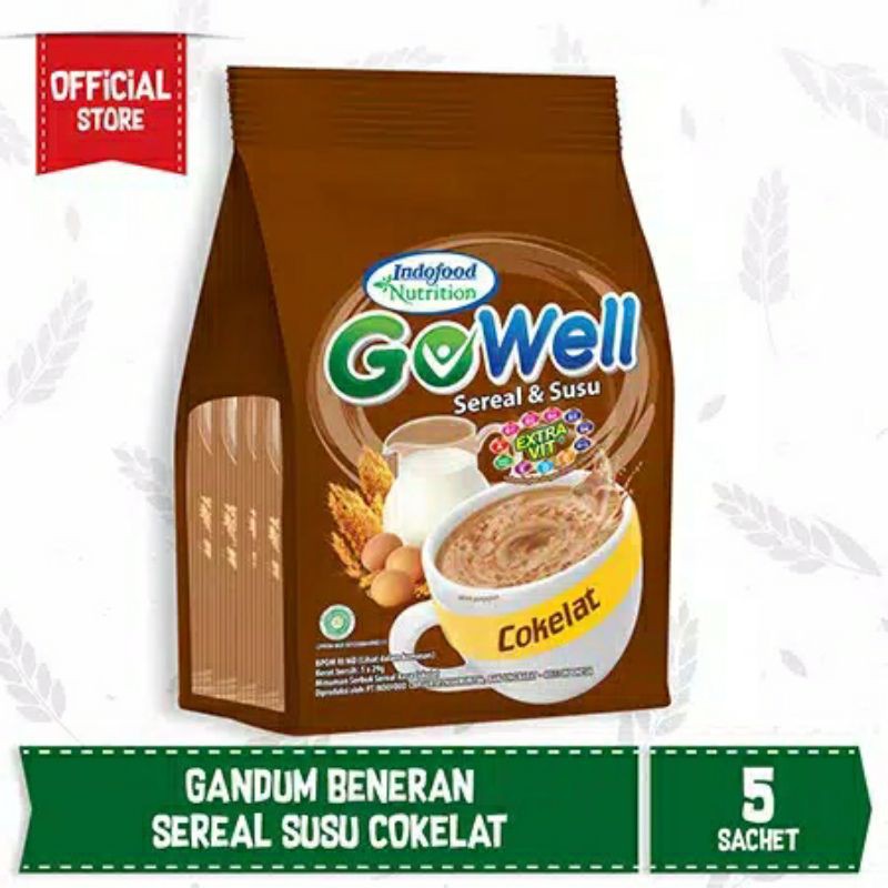 

GOWELL Sereal isi 5 Sachet Susu Coklat