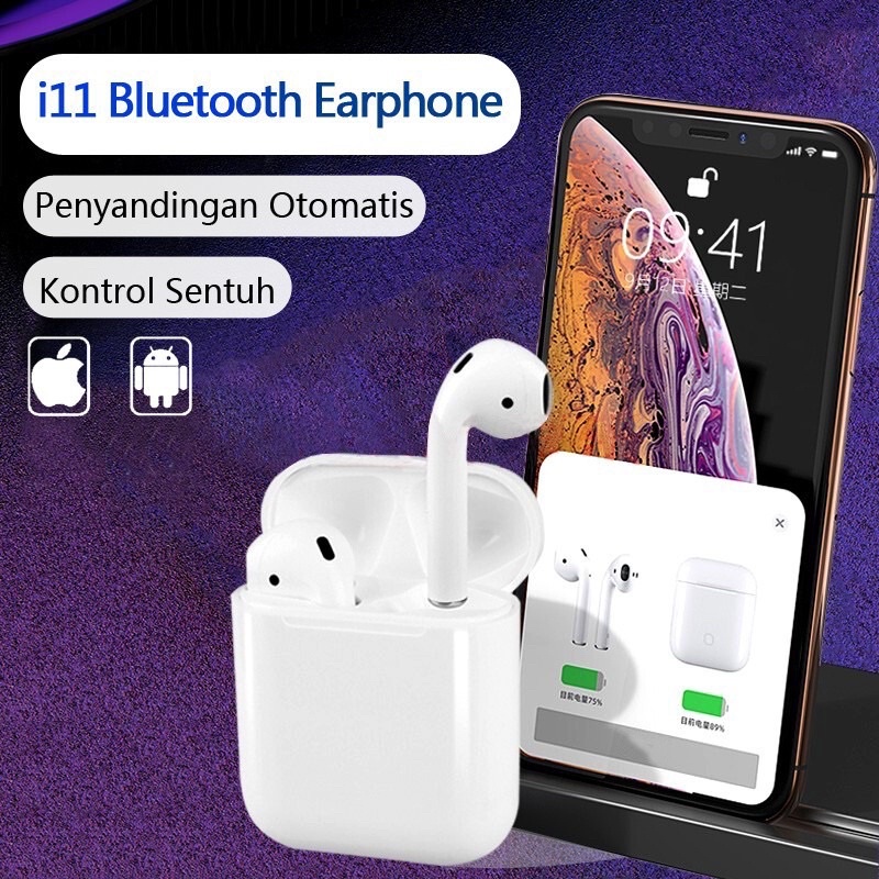 PROMO VIBOX BLUETOOTH INPOD i11 COMPATIBLE ALL SMATPHONE i 11 NEW 5.0