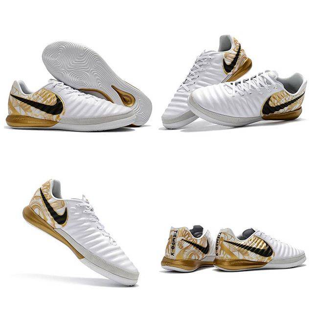 Sepatu Futsal - Nike Tiempo X Legend Finale II Pure white gold
