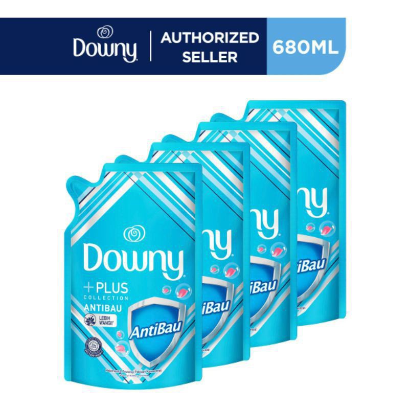 Downy Antibacteria (Anti Bau) Refill 680 ml Pewangi pakaian DOWNY Anti Bau Refill 720 ml