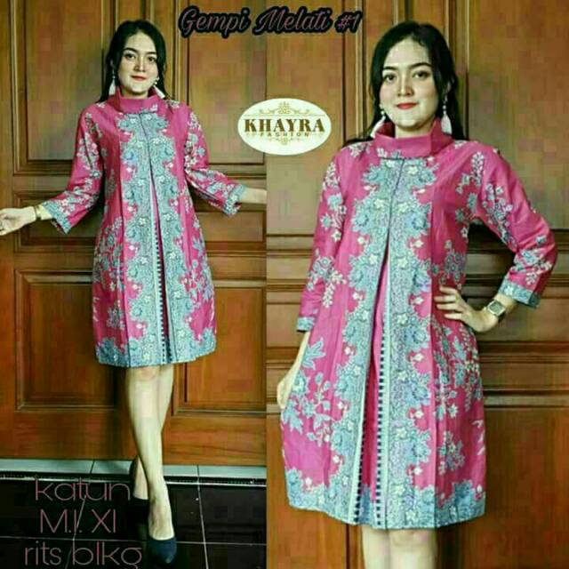 BATIK PEKALONGAN TUNIK UNGGUL JAYA GEMPI ANNR